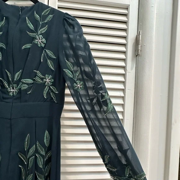 BHLDN Belize dress in green - Picture 8 of 16